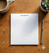 The Original “You Can Do It” List Notepad
